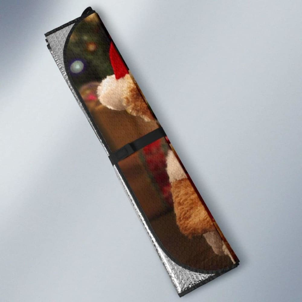 Christmas Bear Sun Shade Amazing Best Gift Ideas 102507 - YourCarButBetter