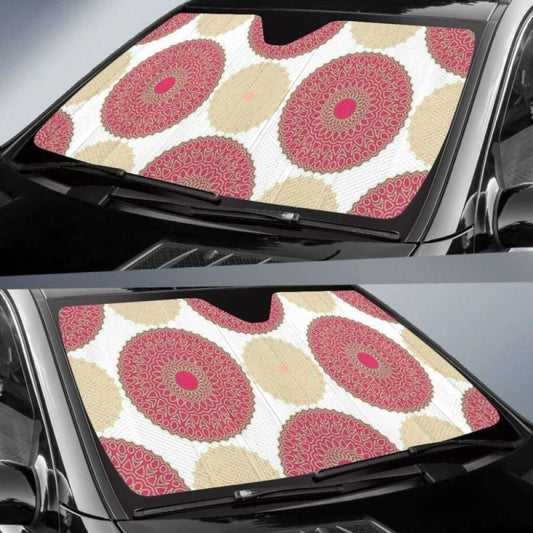Circle Indian Pattern Car Auto Sun Shades 094201 - YourCarButBetter