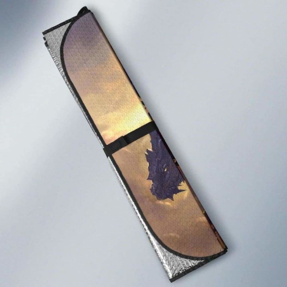 Cloud Sky Dragon Rider Car Auto Sun Shades 172609 - YourCarButBetter