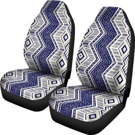Colorful Aztec Blue And White Design 174510 - YourCarButBetter