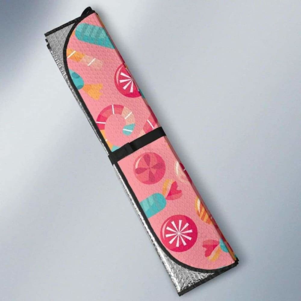 Colorful Candy Pattern Car Auto Sun Shades 103406 - YourCarButBetter