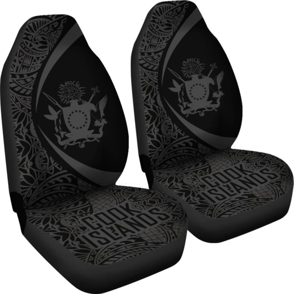 Cook Islands Polynesian Car Seat Cover Circle Style Amazing 105905 - YourCarButBetter