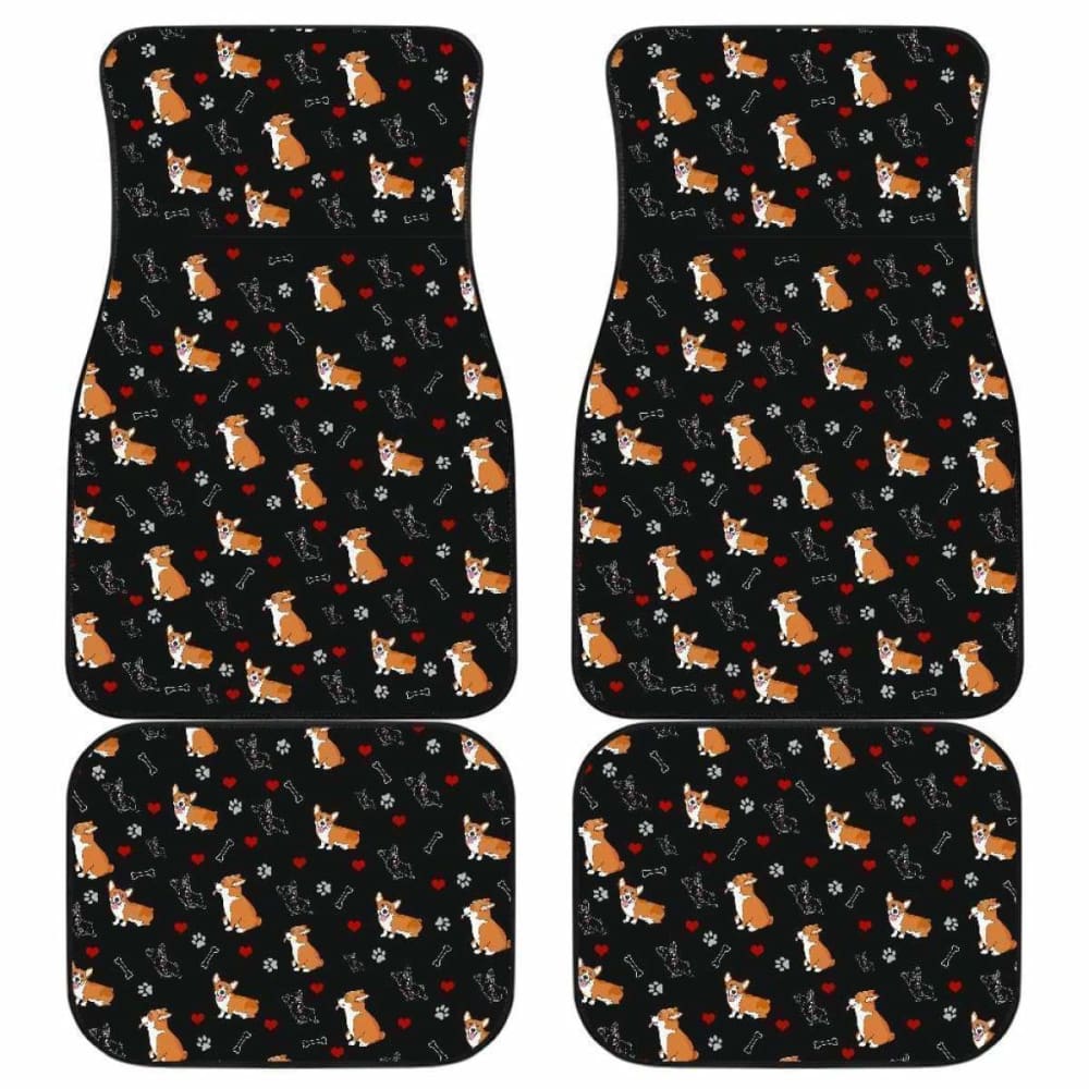 Corgi 50Th Shades In Black Theme Car Floor Mats 102802 - YourCarButBetter