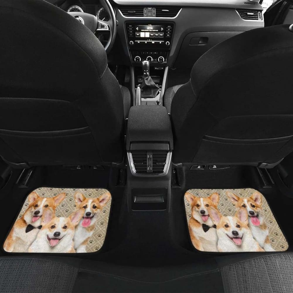 Corgi Dog Car Floor Mats Funny For Corgi Lover 102802 - YourCarButBetter