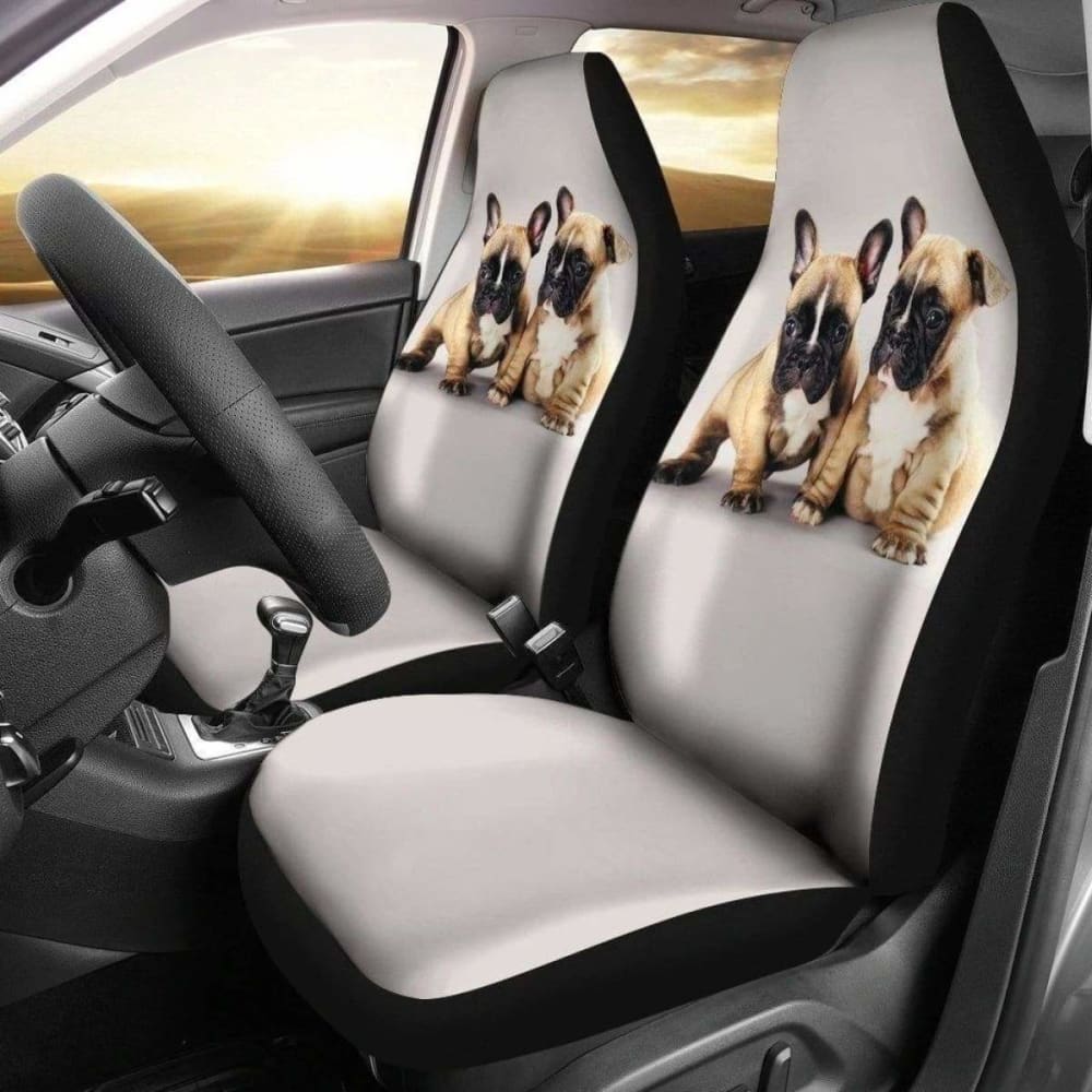 Couple French Bulldog Car Seat Covers 194110
