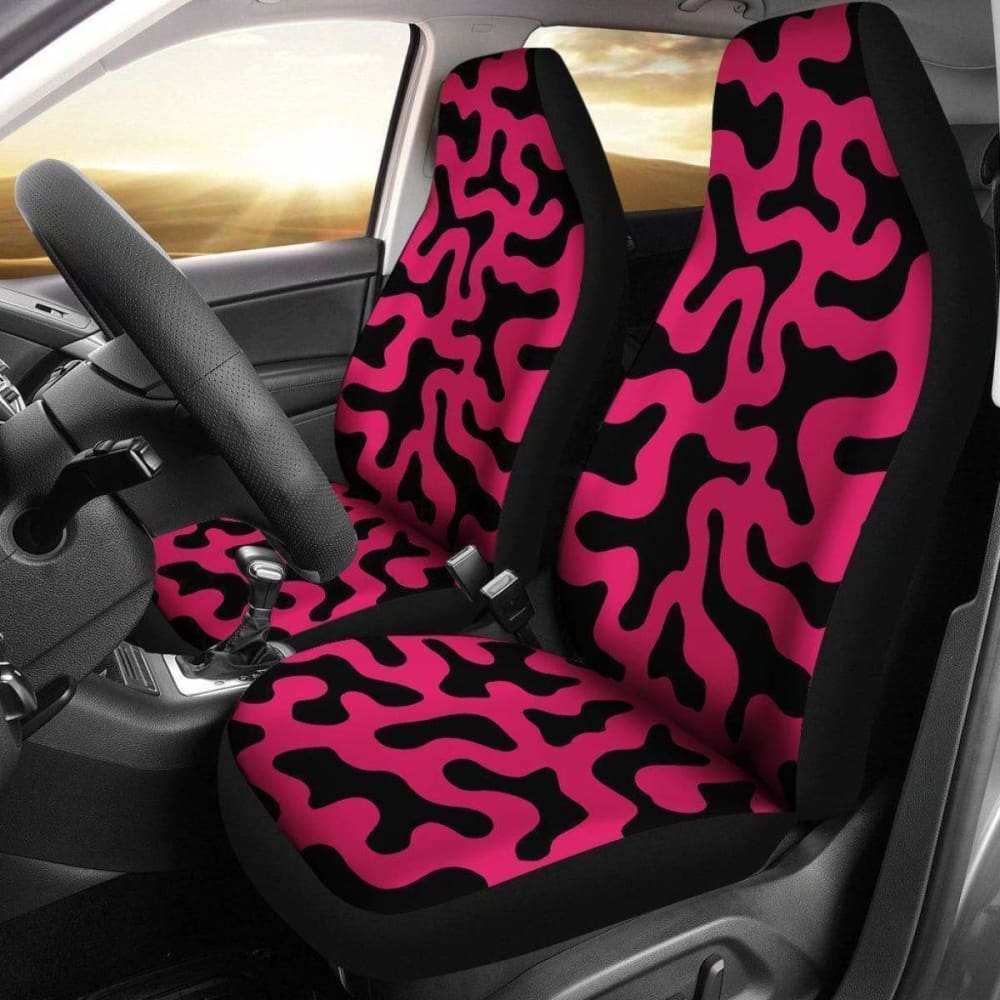 Cow Print Pink Pattern Seat Covers 144730