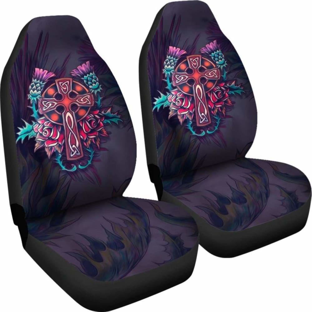 Cross & Thistle Celtic Car Seat Cover 160905