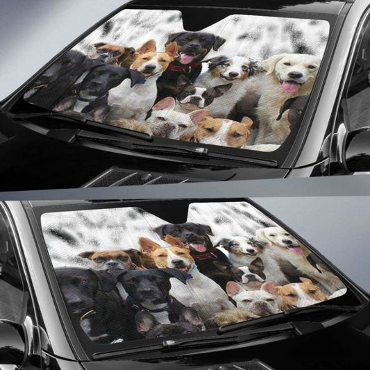 Cute Branch Auto Sun Shade 085424 - YourCarButBetter