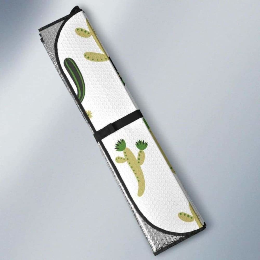 Cute Cactus Pattern Car Auto Sun Shades 085424 - YourCarButBetter