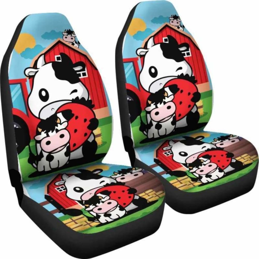 Cute Cow Car Seat Cover 103131 - YourCarButBetter