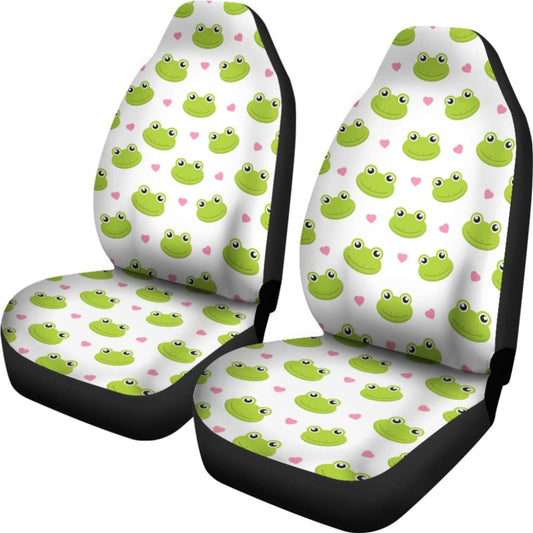 Cute Frog Car Seat Covers 211507 - YourCarButBetter