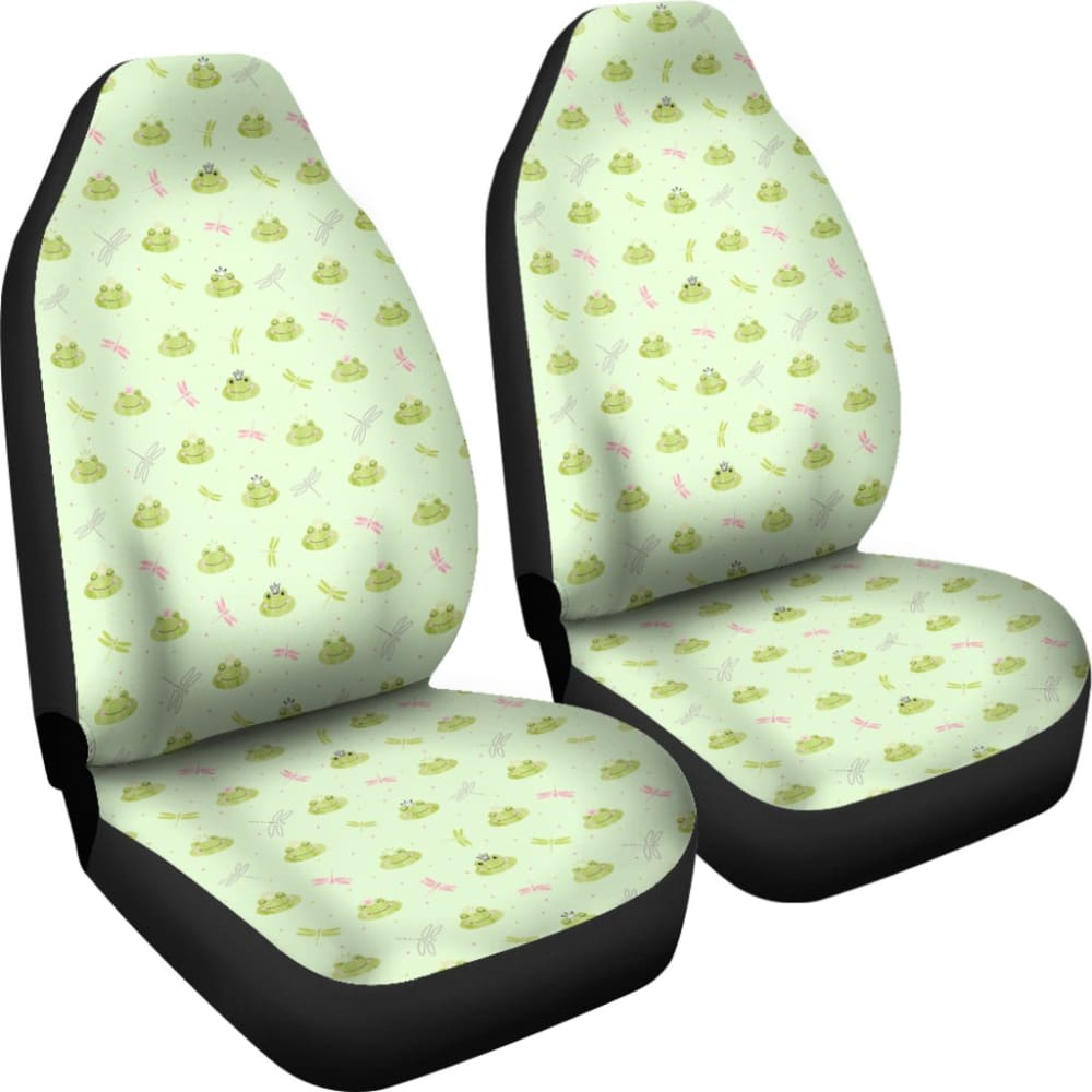 Cute Frog Design Car Seat Covers 211507 - YourCarButBetter