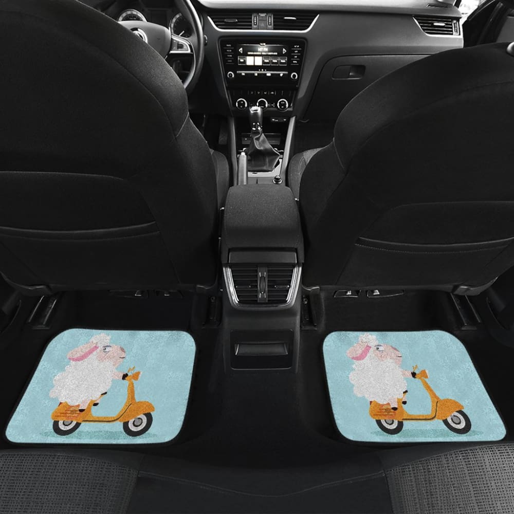 Cute Funny Sheep for Sheep Lover Gift Car Floor Mats 211606 - YourCarButBetter