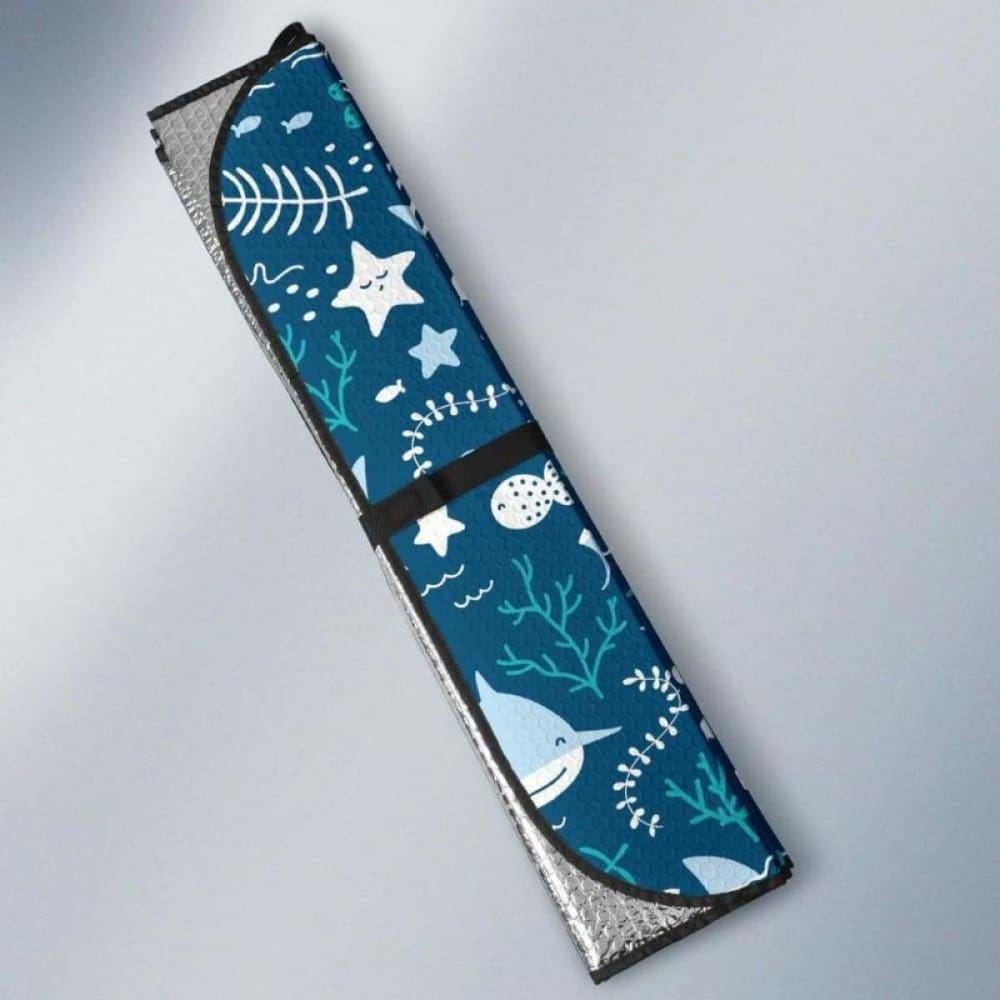 Cute Shark Pattern Car Auto Sun Shades 085424 - YourCarButBetter