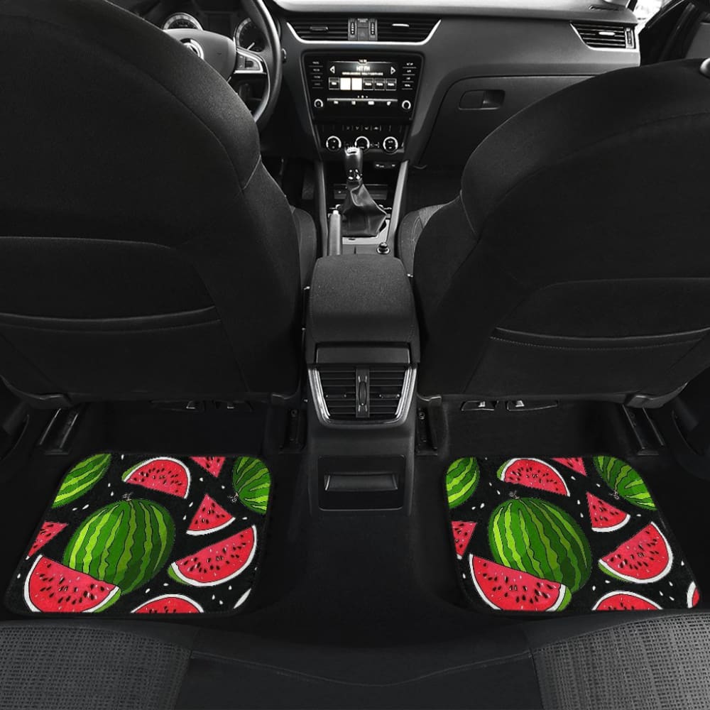 Cute Watermelon Pattern Print Car Floor Mats 212004 - YourCarButBetter