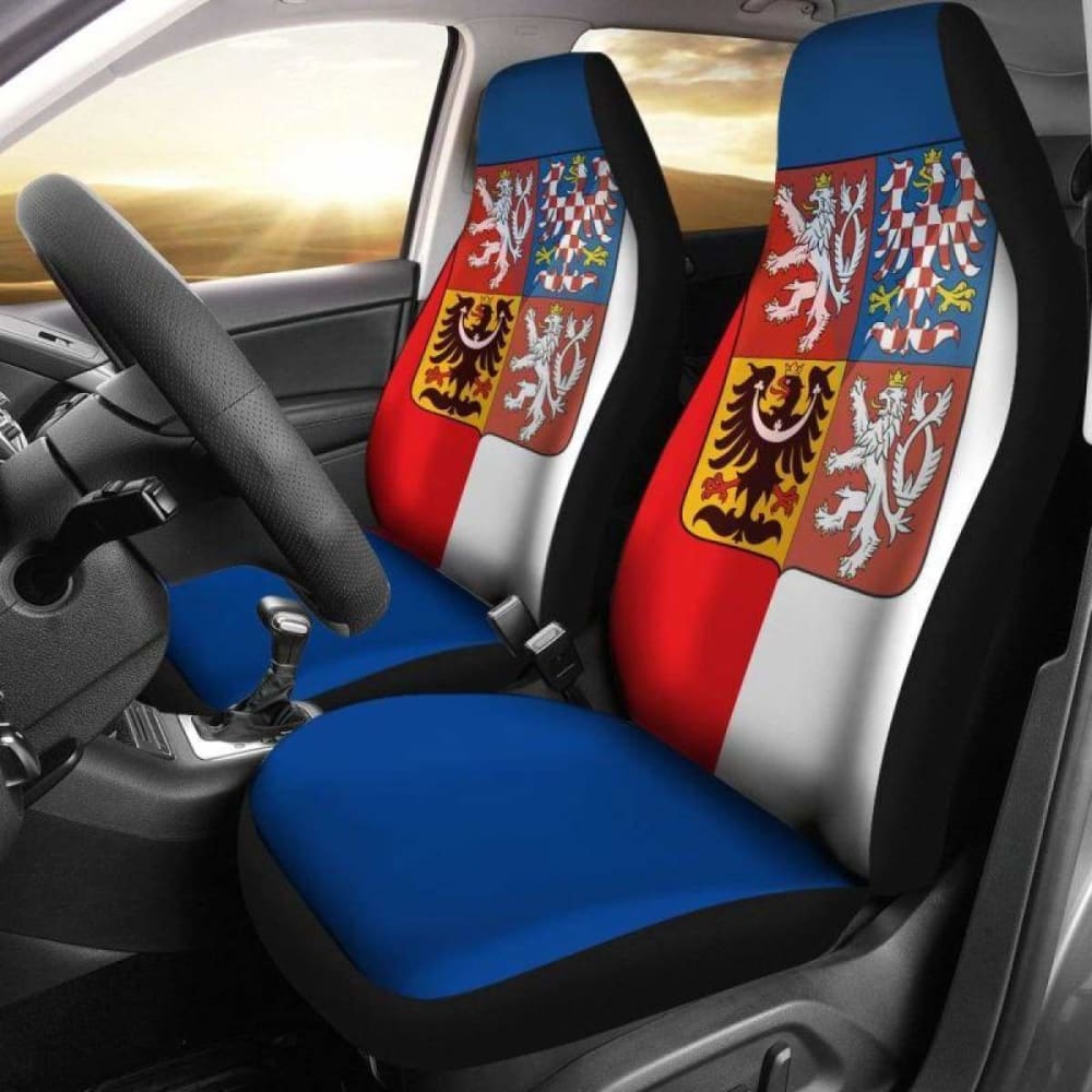 Czech Republic Coat Of Arms Car Seat Covers 105905 - YourCarButBetter