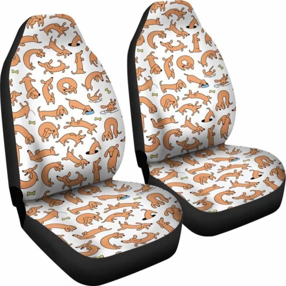 Dachshund Shades Patterns Car Seat Covers 092813 - YourCarButBetter