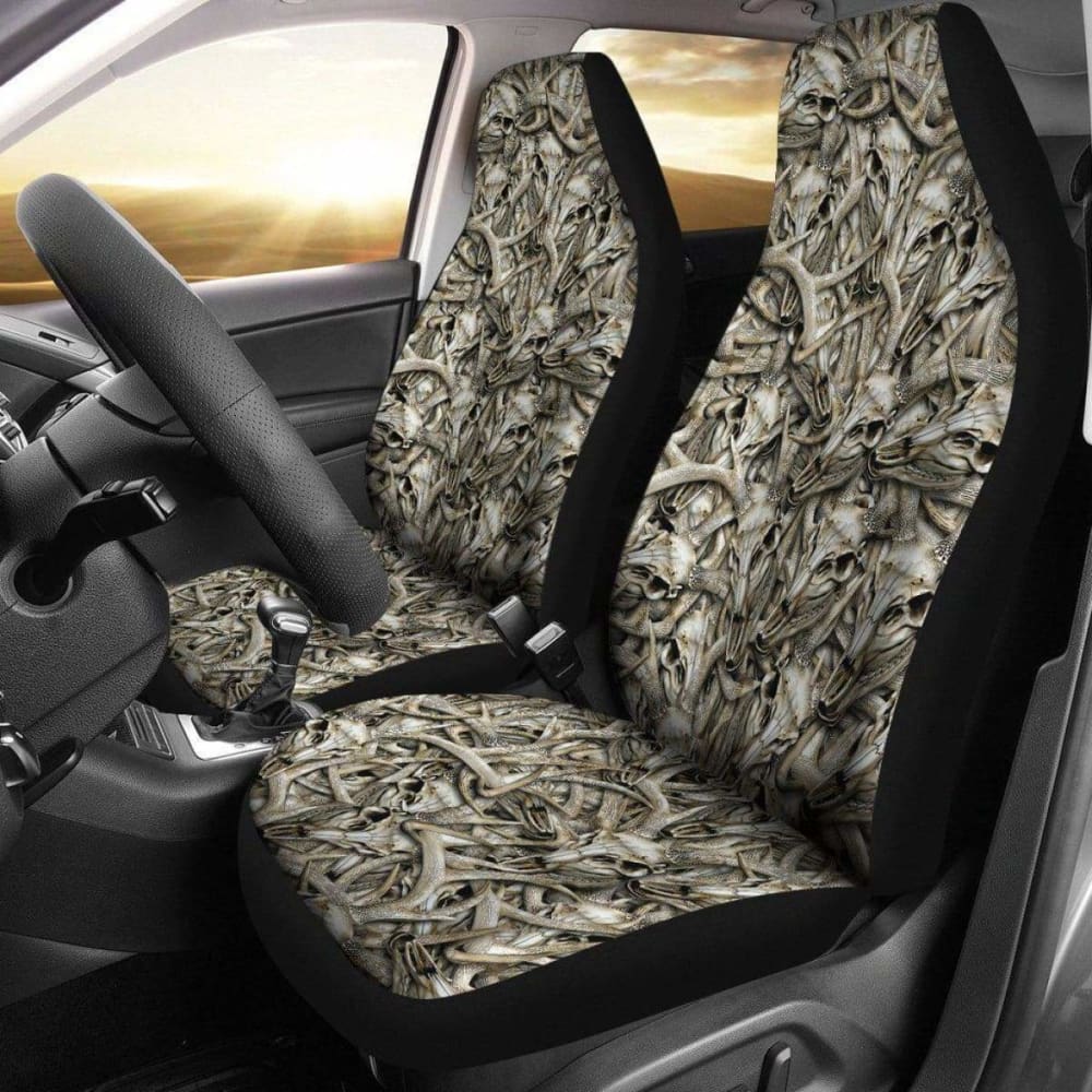 Deer Skull Camo Designed Seat Covers 112608