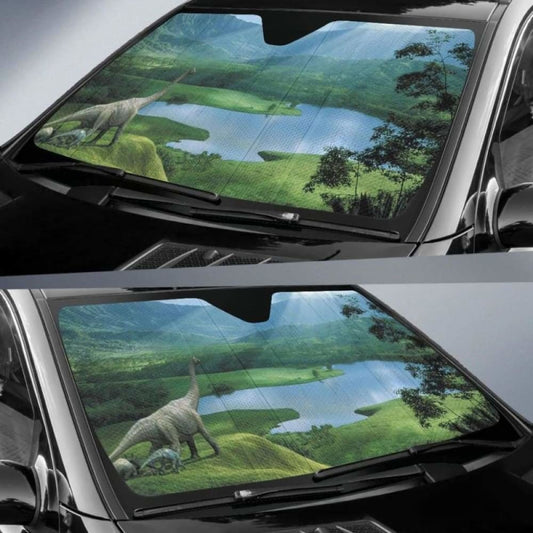 Dinosaurs Auto Sun Shades 182102 - YourCarButBetter