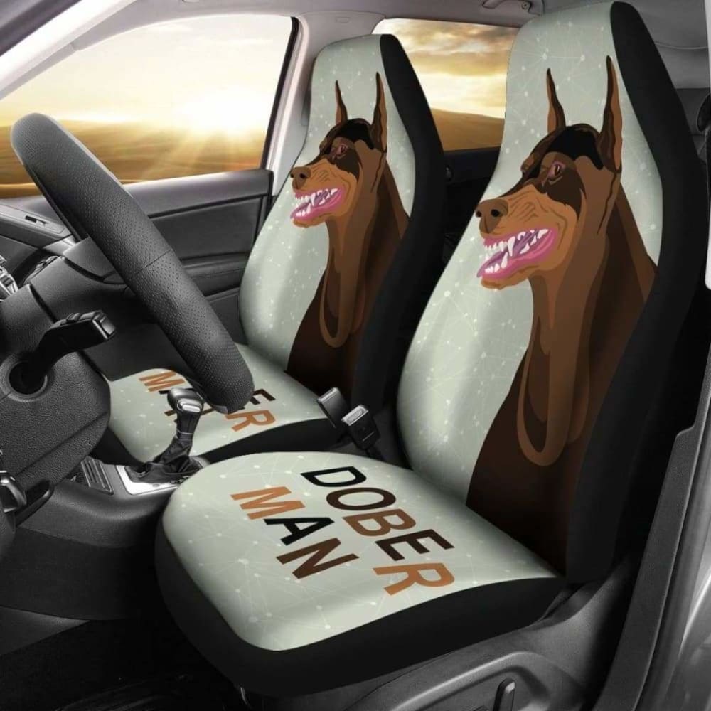 Doberman Car Seat Covers 2 174914 - YourCarButBetter