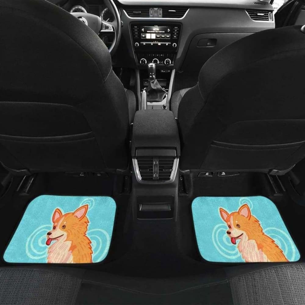 Dog Fish Adorable Funny Car Floor Mats 112428 - YourCarButBetter