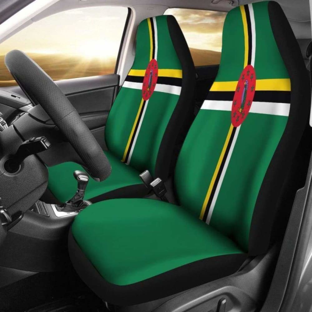 Dominica Flag Car Seat Cover Awesome 092813