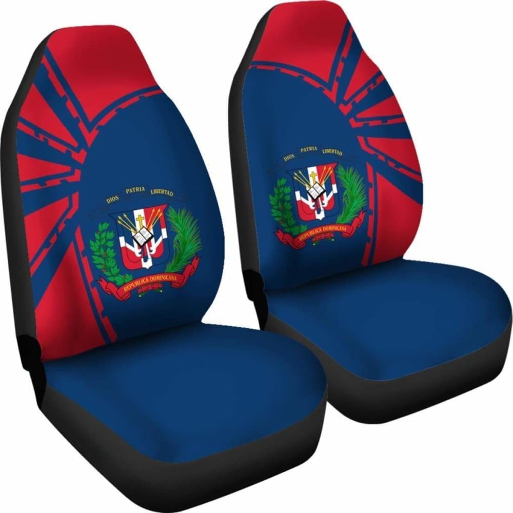 Dominican Republic Car Seat Covers Premium Style Awesome 092813