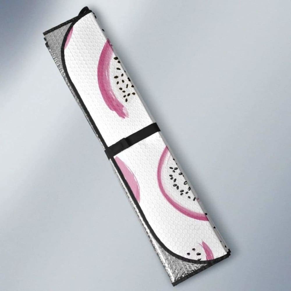 Dragon Fruit Pattern Car Auto Sun Shades 172609 - YourCarButBetter