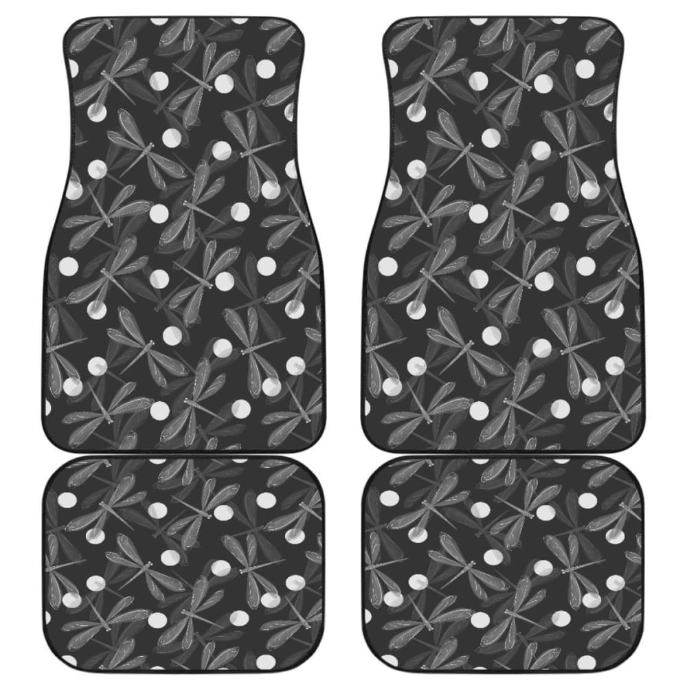 Dragonfly Front And Back Car Mats(Set Of 4) 135711