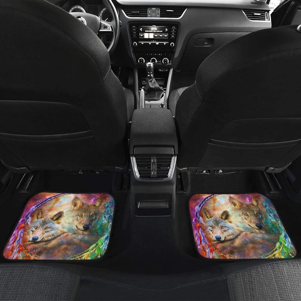 Dreamcatcher Wolf Car Floor Mats Full Set 212202