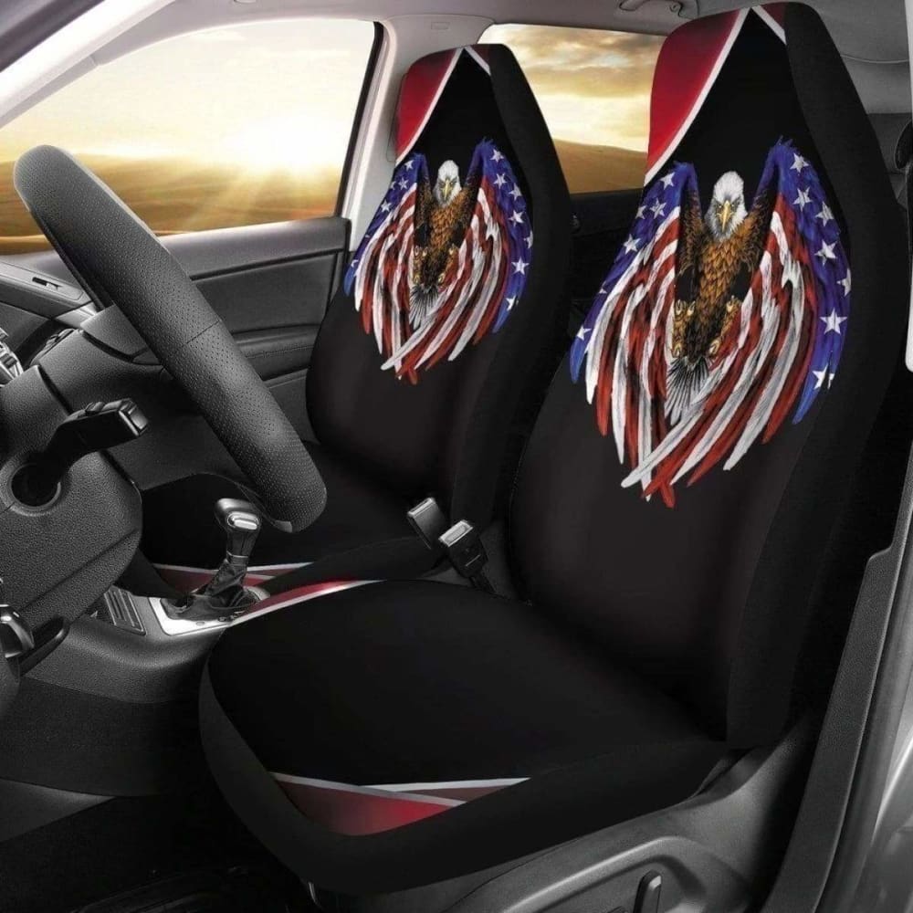 Eagle American Flag Car Seat Covers America Patriot Car Decor 203011