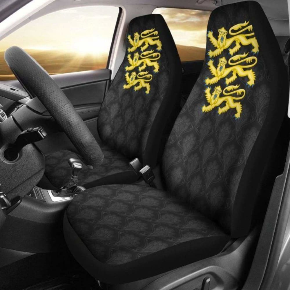 England Coat Of Arms Car Seat Covers Amazing 105905 - YourCarButBetter