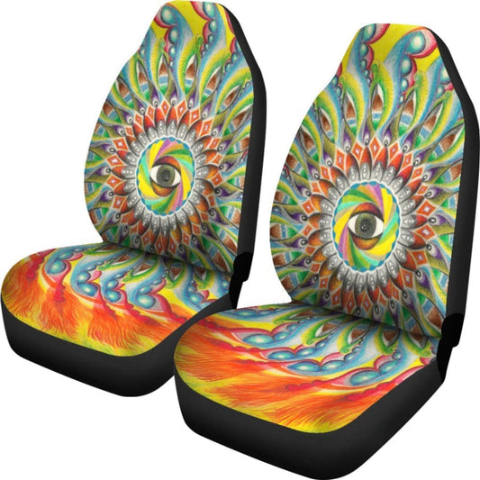 Eye Mandala Car Seat Covers 093223 - YourCarButBetter