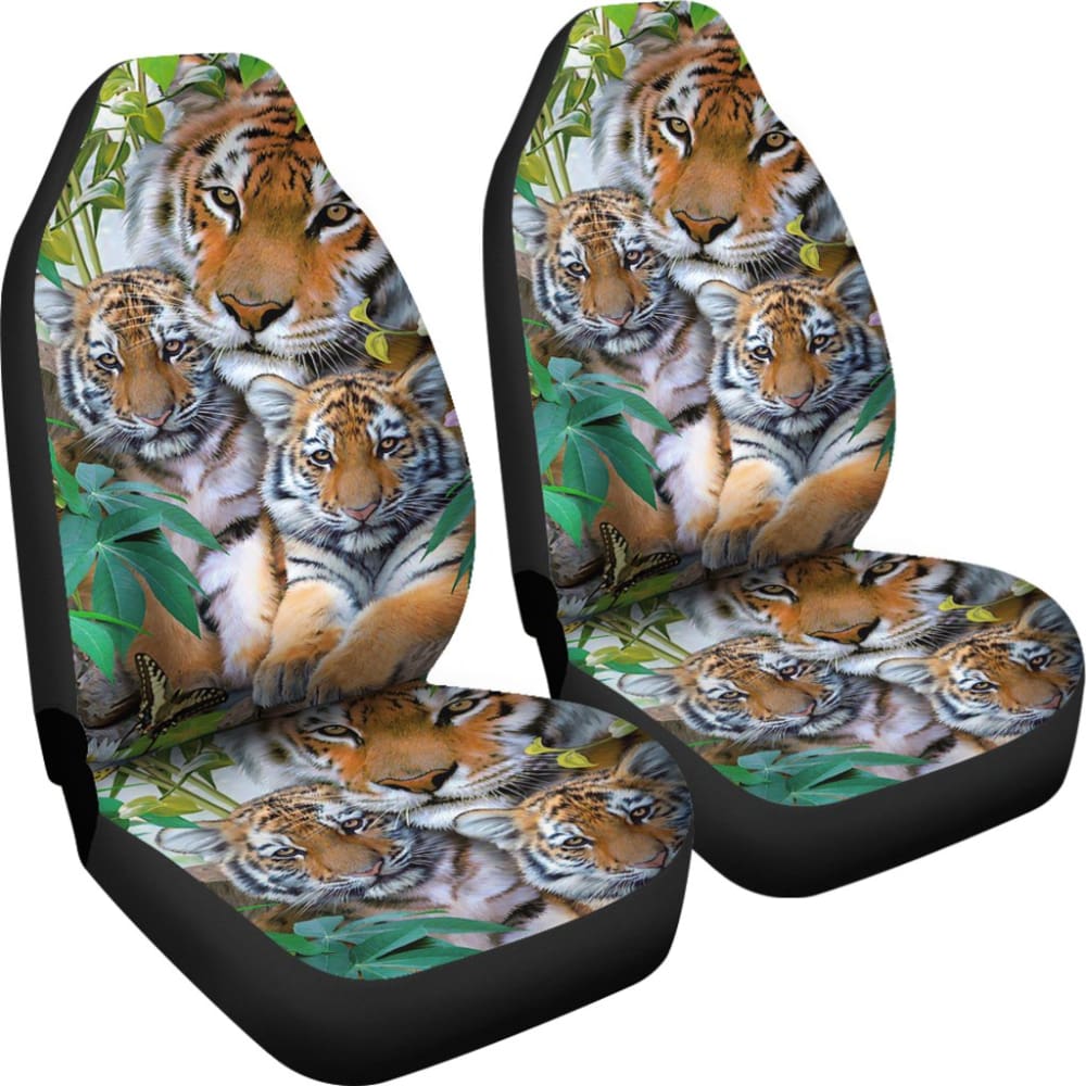 Family Tigers Premium Design Car Seat Covers 211202
