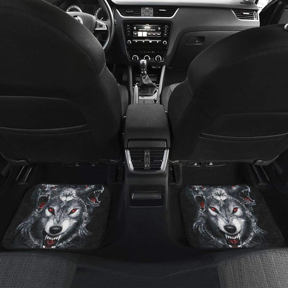 Ferocious Wolf Car Floor Mats 212502