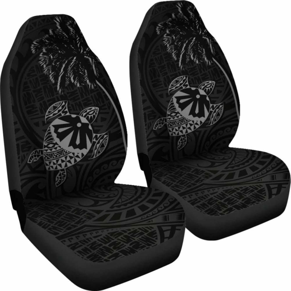 Fiji Islands Tapa Turtle Grey Car Seat Covers 091114 - YourCarButBetter