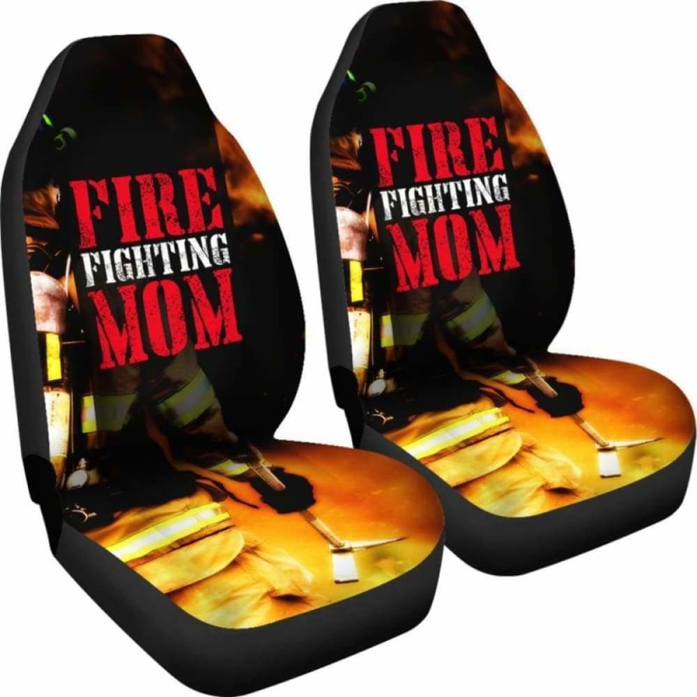 Fire Fighting Mom Car Seat Covers 101211