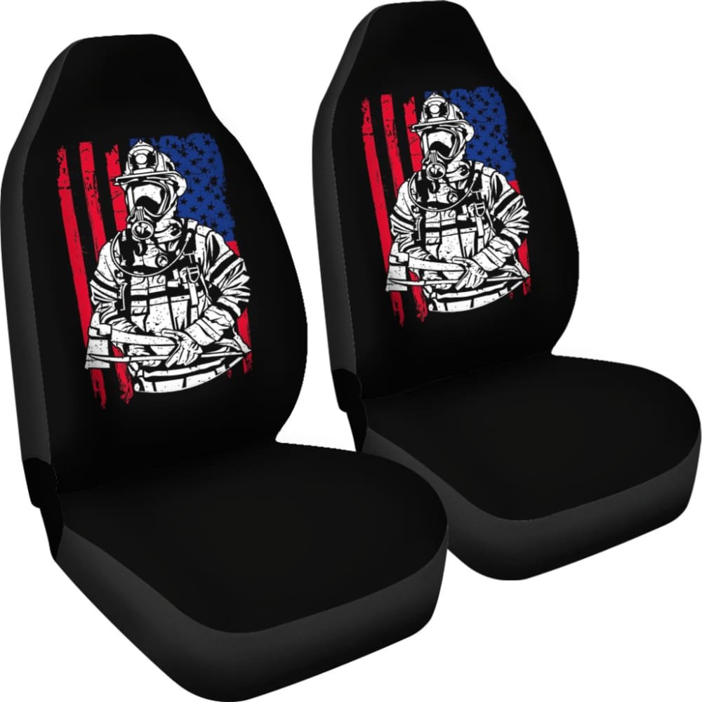 Firefighter First In Last Out Car Seat Covers 211507 - YourCarButBetter