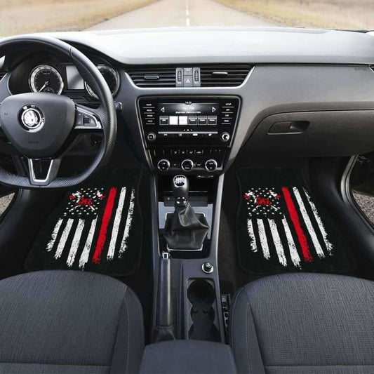 Firefighter Front And Back Car Mats Set Of 4 101211