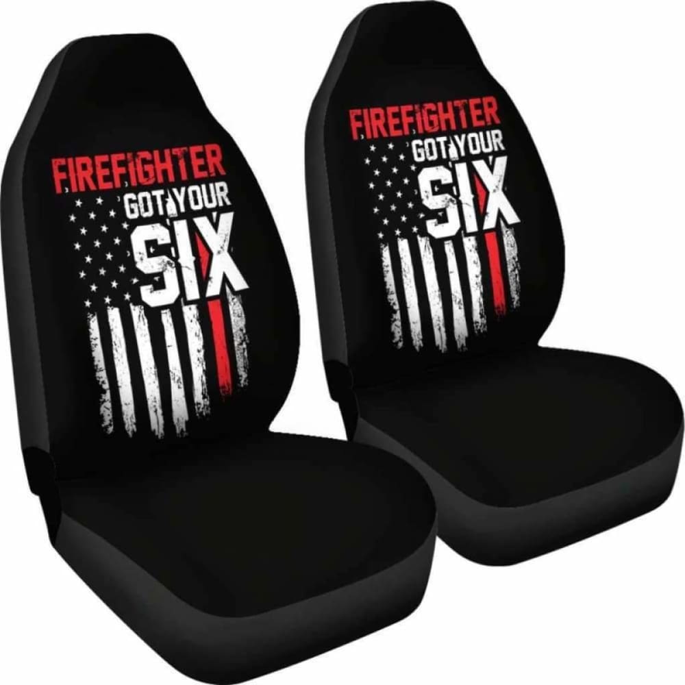 FireFighter Got Your Six Car Seat Covers 101211