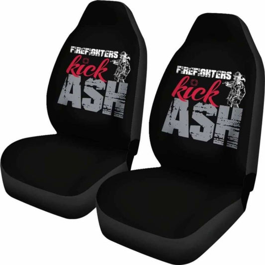 Firefighters Kick Ash Car Seat Covers 101211