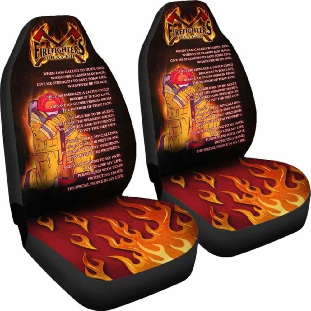 Firefighter’S Prayer Car Seat Covers 101211