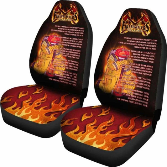 Firefighter’S Prayer Car Seat Covers 101211