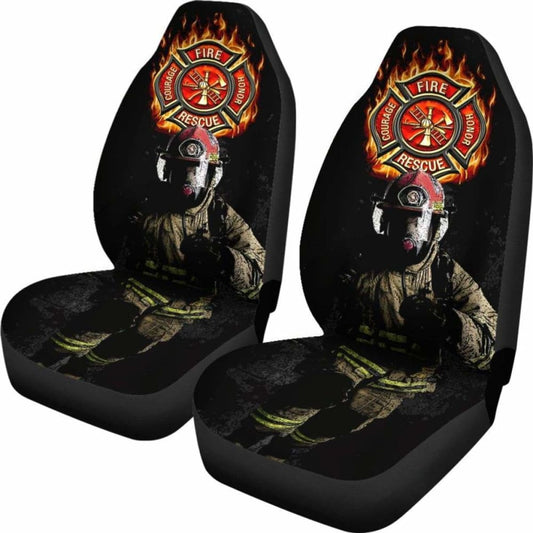 First Responders Firefighter Car Seat Covers Set Of 2 101211