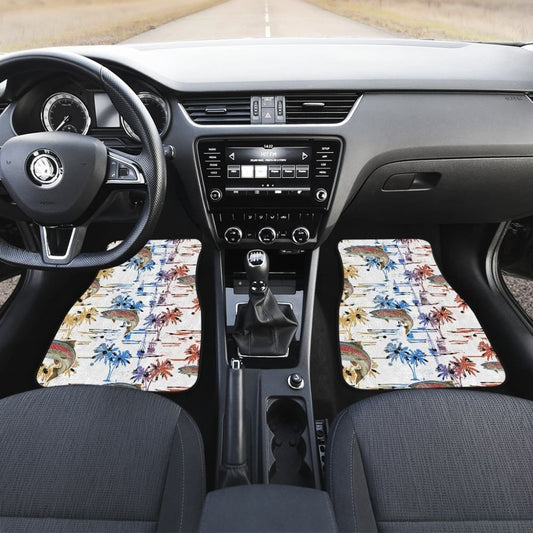 Fishing Car Mats Rainbow Trout Pattern Hawaii Car Decor 182417 - YourCarButBetter
