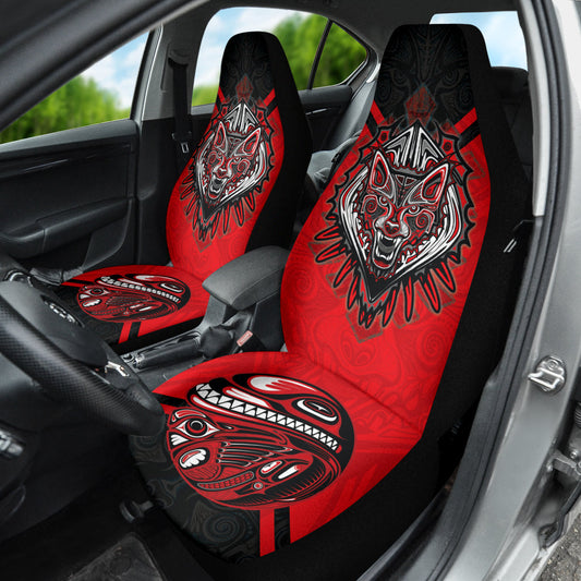 Canada Haida Wolf Car Seat Covers