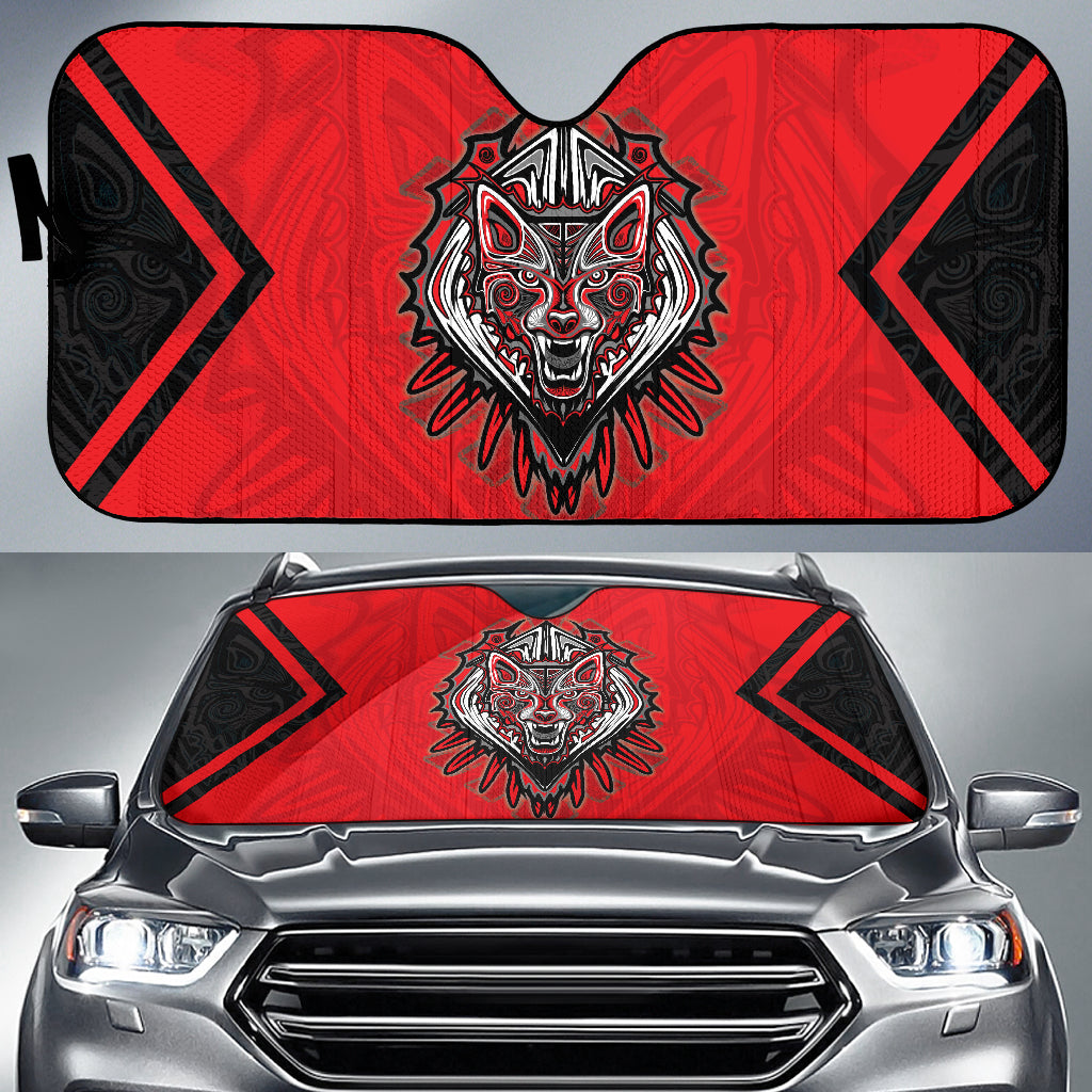 Canada Haida Wolf Car Auto Sun Shades