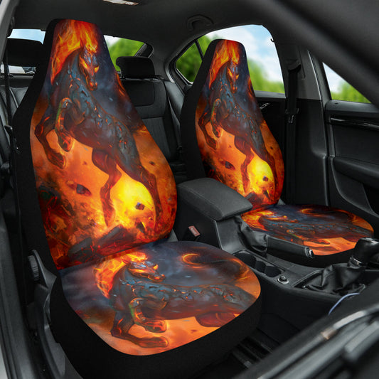 Fire Horse Car Seat Covers 210102