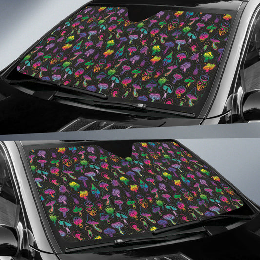 Mushroom Magical Colorful Car Auto Sunshade 212301