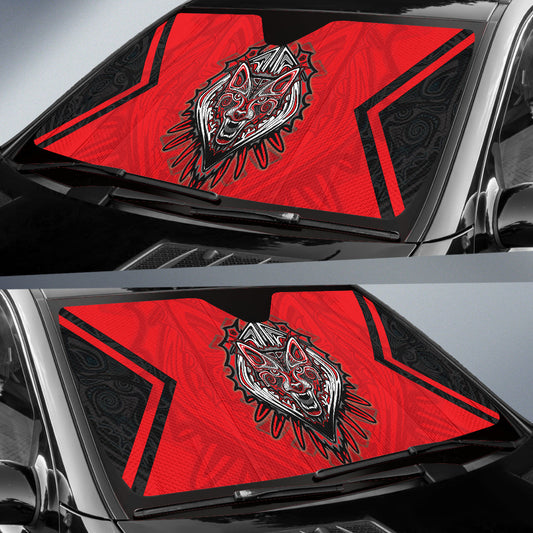 Canada Haida Wolf Car Auto Sun Shades